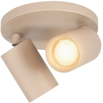 Highlight Spot Mila 2 lichts Ø 17 cm beige