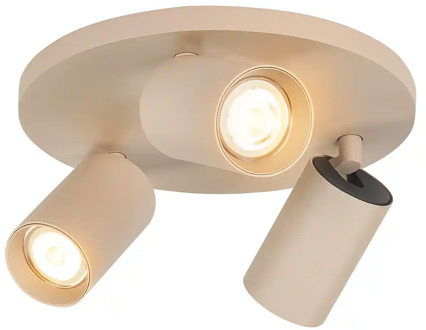 Highlight Spot Mila 3 lichts Ø 25 cm beige