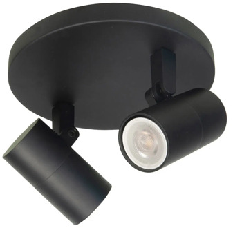 Highlight Spot Picollo 2 lichts Ø 15 cm incl mini GU10 zwart