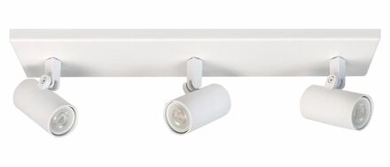 Highlight Spot Picollo 3 lichts L 40 cm incl mini GU10 wit Zwart