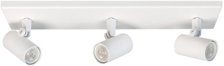 Highlight Spot Picollo 3 lichts L 40 cm incl mini GU10 wit Zwart