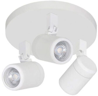 Highlight Spot Rain 3 lichts rond IP44 wit