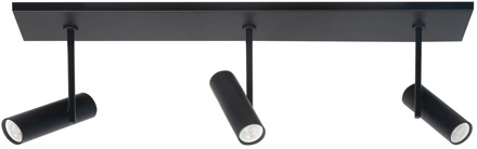 Highlight Spot Trend 3 lichts L 65 cm incl mini GU10 zwart