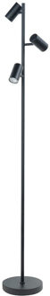 Highlight Vloerlamp Burgos 3 lichts H 160 cm zwart