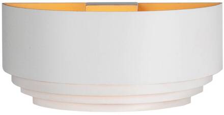 Highlight Wandlamp Elena, wit, breedte 30 cm, aluminium, E14