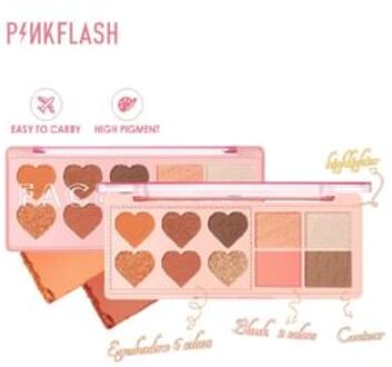 Highlighter Blusher Multi Palette - 3 Colors #2 Strawberry Ice