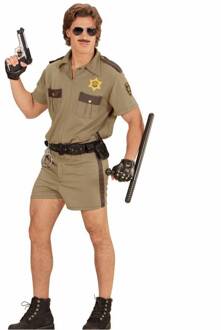 Highway agent kostuum man Geel - Beige - Creme