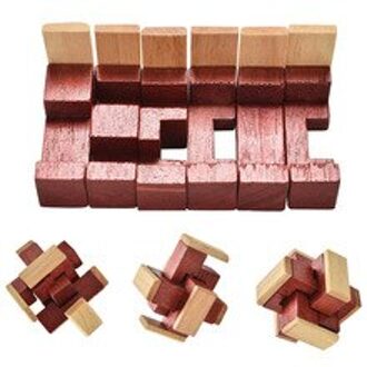 HIINST Puzzel Speelgoed Houten Brain Teaser met Slot 3D Cube Puzzels Beste 19APR24 P35