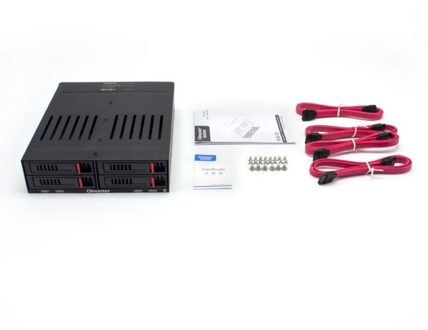 Hij-2006 4x2.5  "Slots Sata Interne Rack Hard Drive Case Hdd Ssd Behuizing Cover