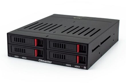 Hij-2006 4x2.5  "Slots Sata Interne Rack Hard Drive Case Hdd Ssd Behuizing Cover