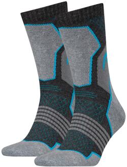 Hiking 2-pack Crew Sokken - Grijs - 43-46