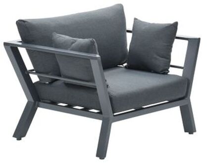Hiko loungestoel - donker grijs