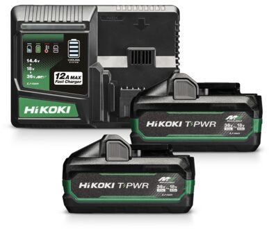 Hikoki BOOSTERPACK T2 | 2 X 8Ah 18V / 4Ah 36V + SNELLADER UC36YSL2 - UC36YSL2WAZ
