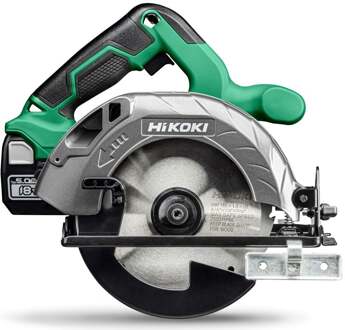 Hikoki C1806DAWRZ | Accu cirkelzaag | 18 V | 165mm | Set | 2x 5,0Ah accu's in HSC IV koffer - C1806DAWRZ