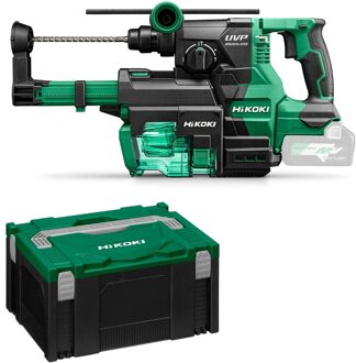 Hikoki DH3628DAW3Z Accu boor-breekhamer | 36 V | 3,2 J | Excl. Lader en accu's | Stofafzuigunit | HSC III koffer DH3628DAW3Z