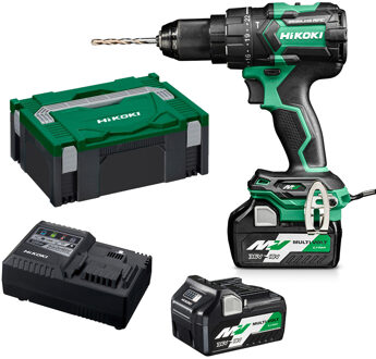Hikoki DV36DCWRZ Accu klop-boor-schroefmachine | 36 V | 155 Nm | Incl. snellader en 2 x 2.5 ah accu's | HSC II koffer DV36DCWRZ