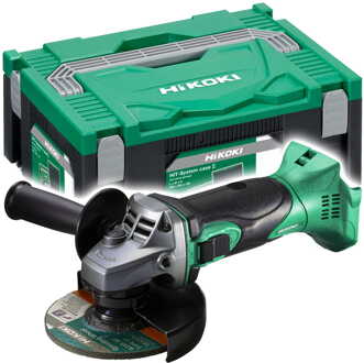 Hikoki G18DSL2W3Z | 125mm Accu haakse slijper | 18 V | Body | Zonder Accu's & Laders | In Systainer - G18DSL2W3Z