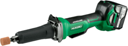 Hikoki GP18DBWGZ Accu rechte slijpmachine | 18V | 50 mm | Dodemansschakelaar | 2 x 5.0 Ah | In kunststof koffer - GP18DBWGZ