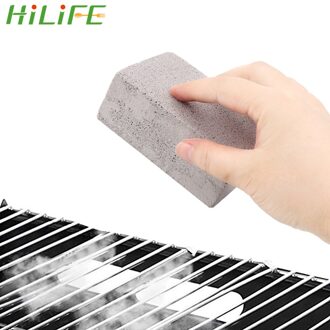 Hilife Bbq Gereedschap Bbq Grill Schoonmaken Baksteen Blok Bbq Schoonmaken Steen Handheld Barbecue Schraper Bakplaat 2Pcs Verwijderen Vlekken Borstel