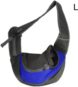 Hilife Huisdier Rugzak Outdoor Reizen Tote Pouch Mesh Oxford Sling Schoudertas Hond Carriers & Zakken Hond Levert blauw L