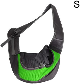 Hilife Huisdier Rugzak Outdoor Reizen Tote Pouch Mesh Oxford Sling Schoudertas Hond Carriers & Zakken Hond Levert groen S