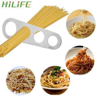 Hilife Rvs 4 Gaten Spaghetti Measurer Keuken Accessoires Pasta Noodle Meet 1Pcs