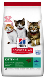 Hill&apos;s 1,5 kg Kitten Healthy Development met Tonijn Hill's Science Plan Kattenvoer