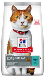Hill&apos;s 10kg Adult Sterilised Cat met Tonijn Hill's Science Plan Kattenvoer