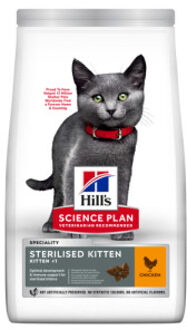 Hill&apos;s 10kg Sterilised Kitten Kup Hill's Science Plan Kattenvoer droog