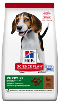 Hill&apos;s Canine Puppy Medium Lam&Rijst - Hondenvoer - 2.5 kg