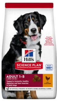 Hill&apos;s Hill's Adult Large Breed met kip hondenvoer 2 x 2,5 kg