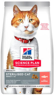 Hill&apos;s Hill's Adult Sterilised Cat met zalm kattenvoer 2 x 10 kg