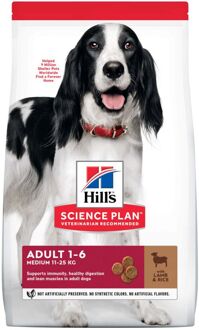 Hill&apos;s Hill's Science Plan Adult Medium - Hondenvoer - Lam - Rijst - 2,5 kg