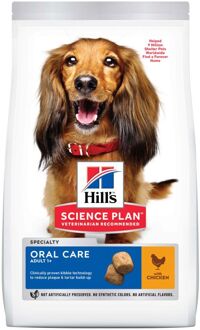 Hill&apos;s Hill's Science Plan Adult Oral Care - Hondenvoer - Kip - 12 kg
