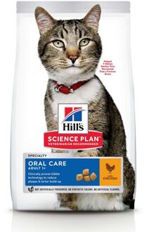 Hill&apos;s Science Plan Feline Oral Care - Adult - Kip - Kattenvoer - 1,5 kg