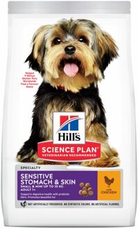 Hill's Adult Sensitive Stomach & Skin - Hondenvoer - Kip - 1,5 kg