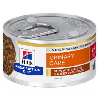 Hill's Prescription C/D Urinary Stress stoofpotje kat 82 g blik 24 x 82 gr