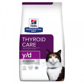 Hill's Prescription Diet 1,5kg Feline Feline Y/D bij Schildklierproblemen Hill's Prescription Diet Kattenvoer