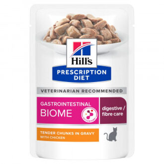 Hill's Prescription Diet 12x85g Gastrointestinal Biome Kip Hill's Prescription Diet Kattenvoer
