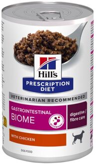 Hill's Prescription Diet 24 x 370 g + 12 x 370 g  gratis! Hills Prescription Diet natvoer voor honden 36 x 370 g  - Gastrointestinal Biome Kip (36 x 370g)