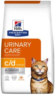 Hill's Prescription Diet 2x12kg C/D Urinary Multicare Kip Hill's Prescription Diet Kattenvoer