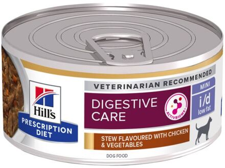 Hill's Prescription Diet 48x156g i/d Digestive Care Low Fat Stoofpotje Kip Hill's Prescription Diet Hondenvoer