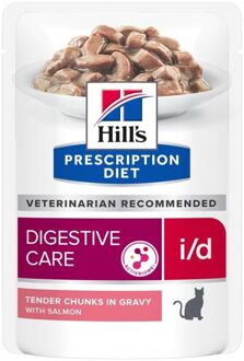 Hill's Prescription Diet 48x85g I/D Digestive Care Zalm Hill's Prescription Diet Kattenvoer