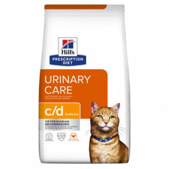 Hill's Prescription Diet 8kg C/D Urinary Multicare met Kip Hill's Prescription Diet Kattenvoer