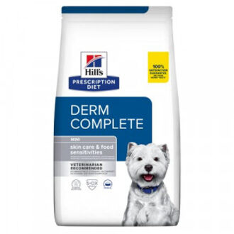 Hill's Prescription Diet Derm Complete Mini Skin Care & Food Sensitivities hondenvoer 2 x 6 kg