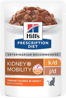 Hill's Prescription Diet feline k/d+mobility kattenvoer 12x85 gr