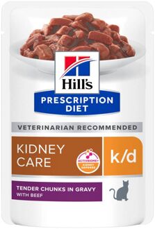 Hill's Prescription Diet Feline K/D Rund - 85 GR (12 stuks)