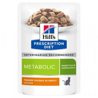Hill's Prescription Diet Feline Metabolic Weight Management -  12x 85 gr natvoeding.