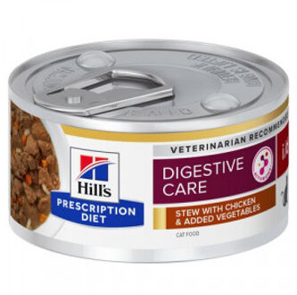 Hill's Prescription Diet I/D Digestive Care stoofpotje voor kat met kip & groenten blik 3 trays (72 x 82 gr)