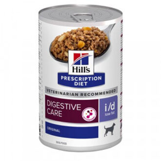 Hill's Prescription Diet I/D Low Fat Digestive Care nat hondenvoer blik 2 trays (24 x 360 g)